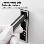 Poignée de porte encastrée invisible pour armoires, poignée rectangulaire rotative dissimulée rainurée pour meubles