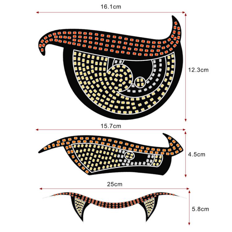 Demon Eye Car LED Display Retrofit Ambient Light, XL-15, XL-16, XL-17, XL-18, XL-19