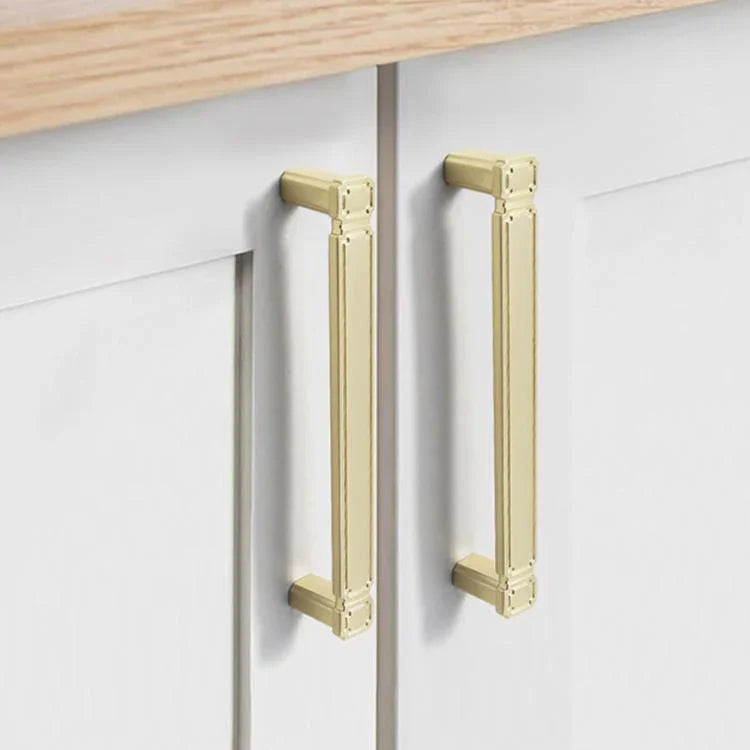 Poignée de porte d'armoire vintage en alliage de zinc pour tiroirs et armoires, trou unique café, 96 mm café, 128 mm café, trou unique gris, 96 mm gris, 128 mm gris, trou unique cuivre brossé, 96 mm cuivre brossé, 128 mm cuivre brossé