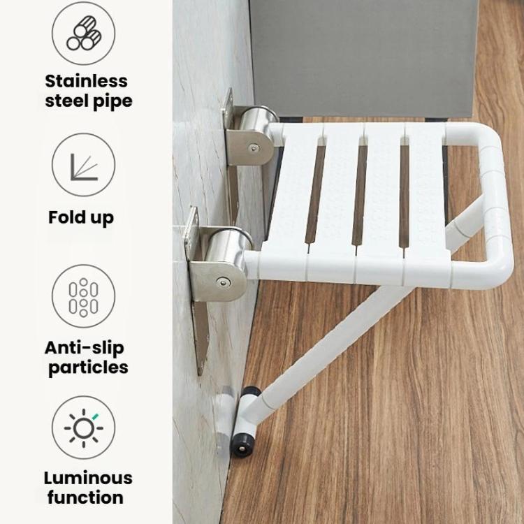 Tabouret de douche mural pliant, chaise de sécurité pour salle de bain, pour personnes âgées et handicapées