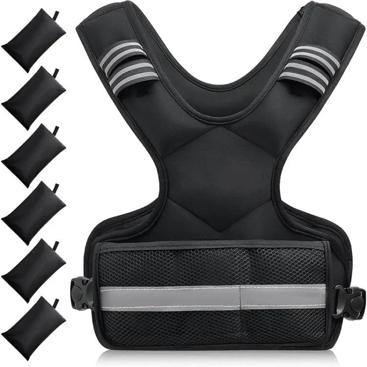Poids réglables pour fitness Gilets réfléchissants de sport, 5KG