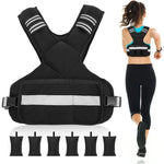 Poids réglables pour fitness Gilets réfléchissants de sport, 5KG