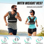 Poids réglables pour fitness Gilets réfléchissants de sport, 5KG