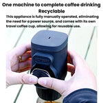 Cafetière portable à pression manuelle pour la maison et les voyages