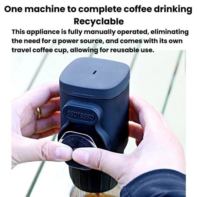 Cafetière portable à pression manuelle pour la maison et les voyages