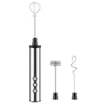 Batteur à œufs électrique portable rechargeable 3 en 1, mini mousseur à lait pour la pâtisserie, rechargeable