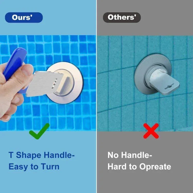 Outil de retrait de bouchon de piscine pour Hayward, bleu