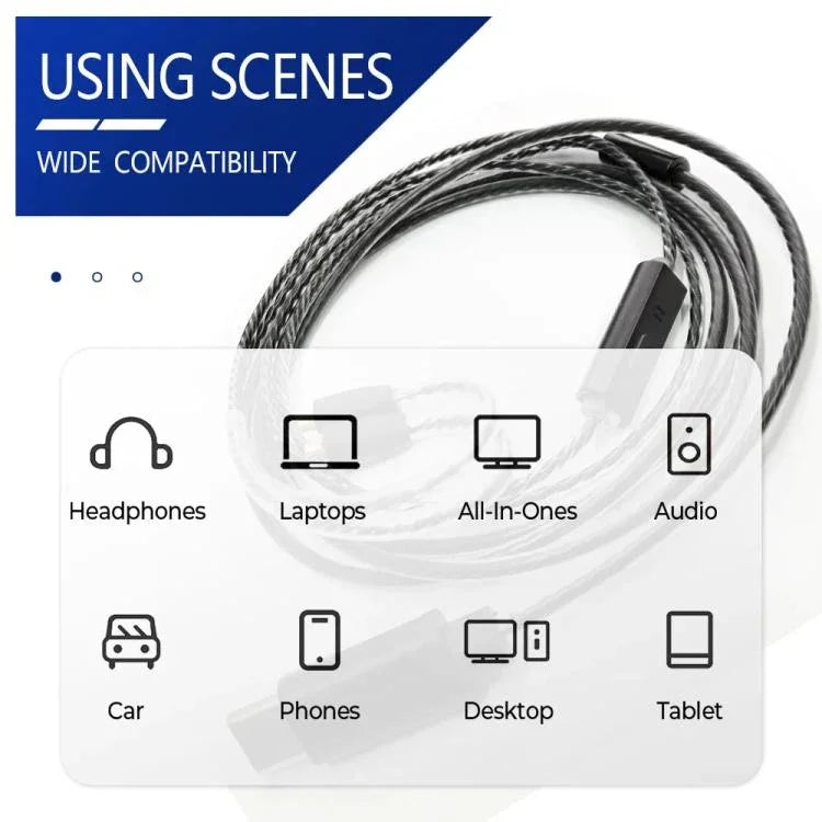 Câble prise Type-C vers interface MMCX 1,2 m pour casque Shure SE215 / SE315 / SE425 / SE535 / SE846, contrôle en ligne, standard