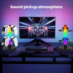 KBB-81 RGB Gaming Controller Headphone Stand Ambient Light Stand, Wired Control, Wired Control+Remote Control, Wired Control+Remote Control+Bluetooth App