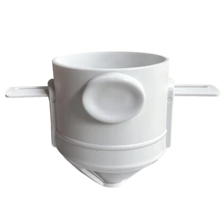 Tasse à filtre à café portable sans papier Cône de filtre à café goutte à goutte, Blanc, Noir, Noir avec base, Blanc avec base