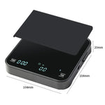 Balance électronique intelligente CAFE RHYME 311 pour café filtre, mini balance de cuisine multifonction avec minuterie