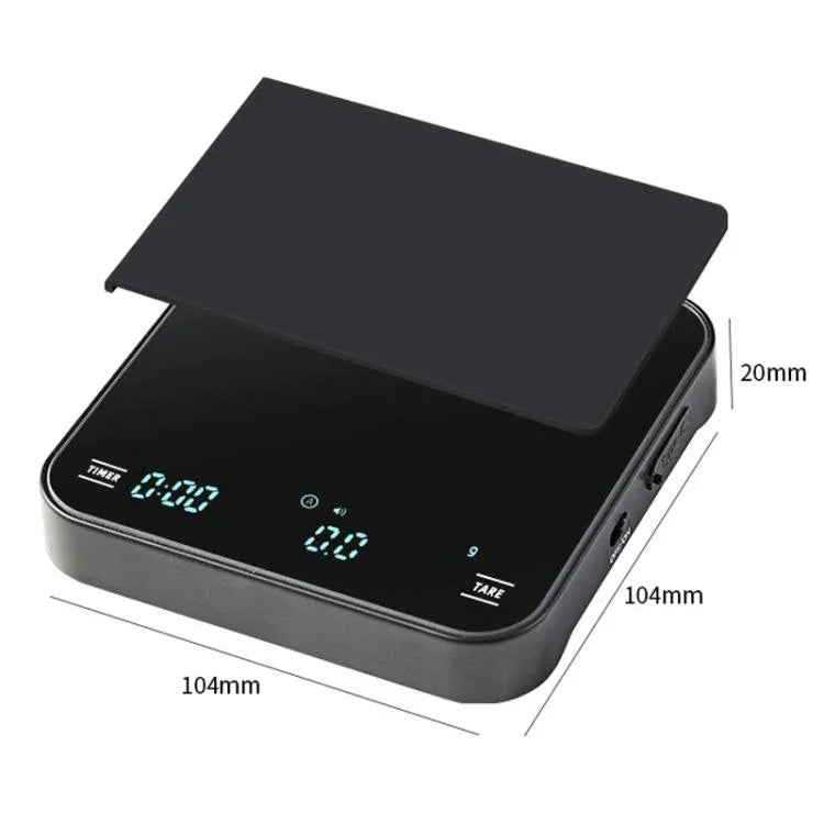 Balance électronique intelligente CAFE RHYME 311 pour café filtre, mini balance de cuisine multifonction avec minuterie