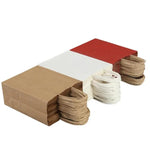 Sacs à emporter en papier kraft, Taille : 13x7x14,5cm, 50 sacs par paquet, 15x8x21cm, Naturel, 21x11x27cm, Naturel, 15x8x21cm, Blanc, 21x11x27cm, Blanc, 21x14x27cm, Blanc, 26x12x31cm, Blanc, 32x11x27cm, Blanc
