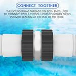 Connecteur de tuyau de piscine 1,5 pouce 2 voies pour Intex, Coleman, Hayward