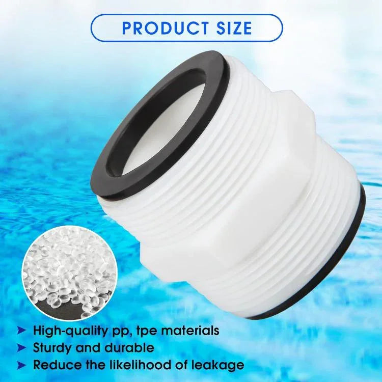 Connecteur de tuyau de piscine 1,5 pouce 2 voies pour Intex, Coleman, Hayward