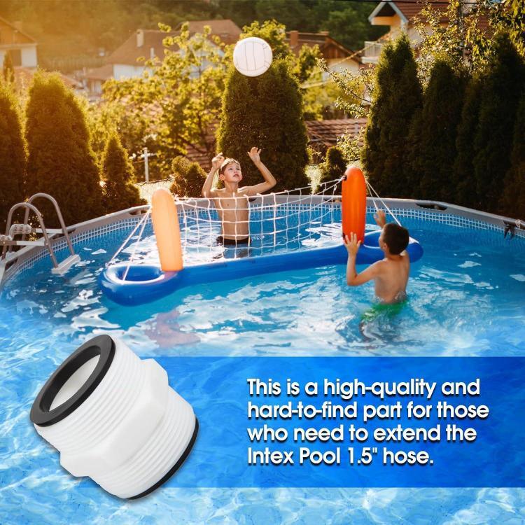 Connecteur de tuyau de piscine 1,5 pouce 2 voies pour Intex, Coleman, Hayward