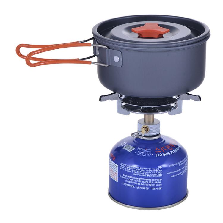 Réchaud à gaz intégré AOTU AT6313 pour camping, avec brûleur rond haute puissance, AT6313