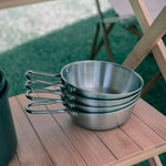 AOTU AT6446 Bol extérieur en acier inoxydable 304, vaisselle de camping, 300 ml, 400 ml, 600 ml