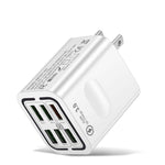 Chargeur de téléphone à charge rapide multi-port 6USB BK321, prise EU (Noir), prise EU (Blanc), prise EU (Jaune), prise US (Noir), prise US (Blanc), prise US (Jaune), prise UK (Noir), prise UK (Blanc), prise UK (Jaune)