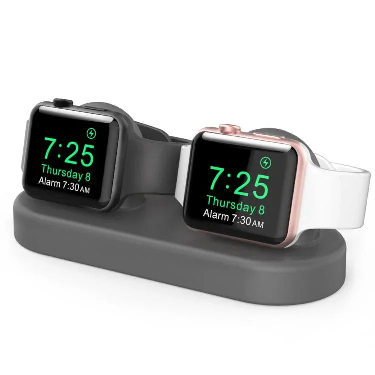 Station de rangement et de charge de bureau 2 en 1 AhaStyle DD97 pour Apple Watch et écouteurs.