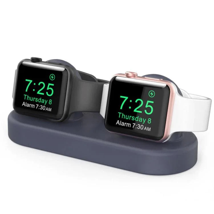 Station de rangement et de charge de bureau 2 en 1 AhaStyle DD97 pour Apple Watch et écouteurs.