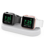 Station de rangement et de charge de bureau 2 en 1 AhaStyle DD97 pour Apple Watch et écouteurs.