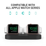 Station de rangement et de charge de bureau 2 en 1 AhaStyle DD97 pour Apple Watch et écouteurs.