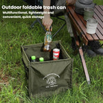 AOTU AT6361 Poubelle Pliante d'Extérieur 27L Grande Capacité Organisateur de Rangement Boîte de Rangement Portable pour Camping