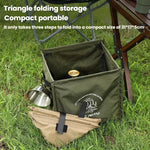 AOTU AT6361 Poubelle Pliante d'Extérieur 27L Grande Capacité Organisateur de Rangement Boîte de Rangement Portable pour Camping