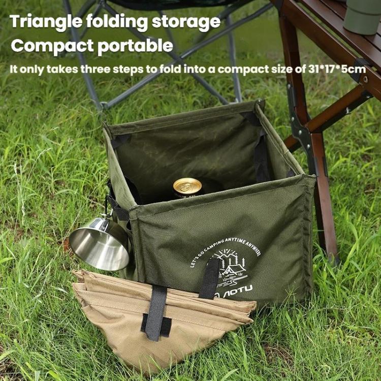 AOTU AT6361 Poubelle Pliante d'Extérieur 27L Grande Capacité Organisateur de Rangement Boîte de Rangement Portable pour Camping