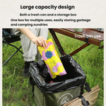 AOTU AT6361 Poubelle Pliante d'Extérieur 27L Grande Capacité Organisateur de Rangement Boîte de Rangement Portable pour Camping