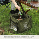 AOTU AT6361 Poubelle Pliante d'Extérieur 27L Grande Capacité Organisateur de Rangement Boîte de Rangement Portable pour Camping
