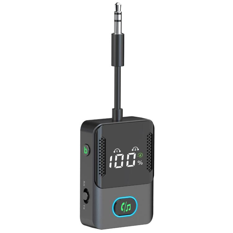 BR16 Car Bluetooth Dual-Microphone Receiver-Transmitter Long Lasting Audio Adapter, BR16