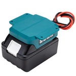Convertisseur batterie outil chargeur batterie lithium Makita 18V 18650, sans interrupteur de protection, avec interrupteur de protection