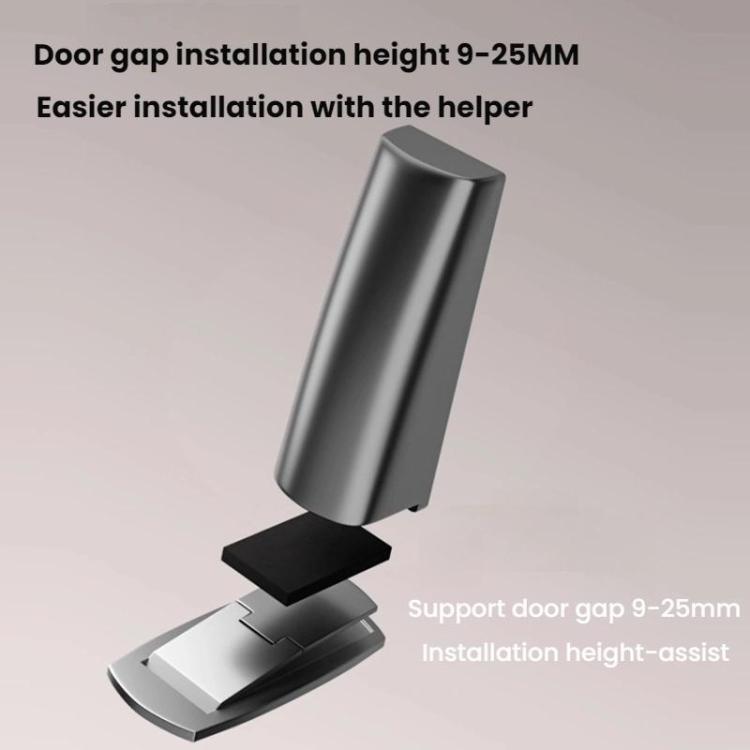 Porte ultra-fine sans perforation magnétique puissante anti-collision de secours