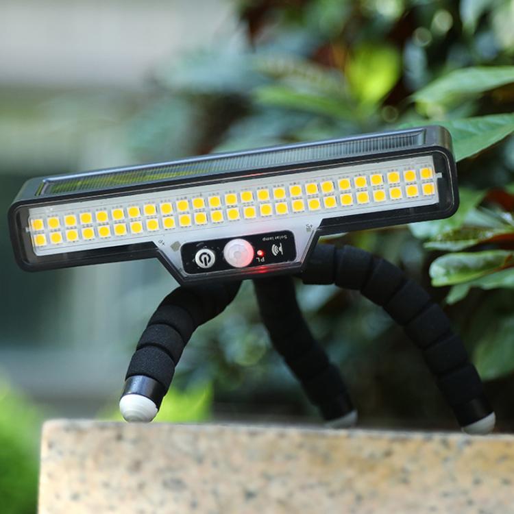 Éclairage extérieur à détecteur de mouvement solaire, Lumière chaude, Lumière blanche, Lumière vive