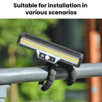 Éclairage extérieur à détecteur de mouvement solaire, Lumière chaude, Lumière blanche, Lumière vive