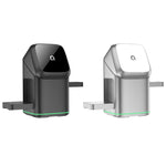 Support de charge sans fil magnétique rotatif 3-en-1 en métal