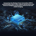 Support de charge sans fil magnétique rotatif 3-en-1 en métal