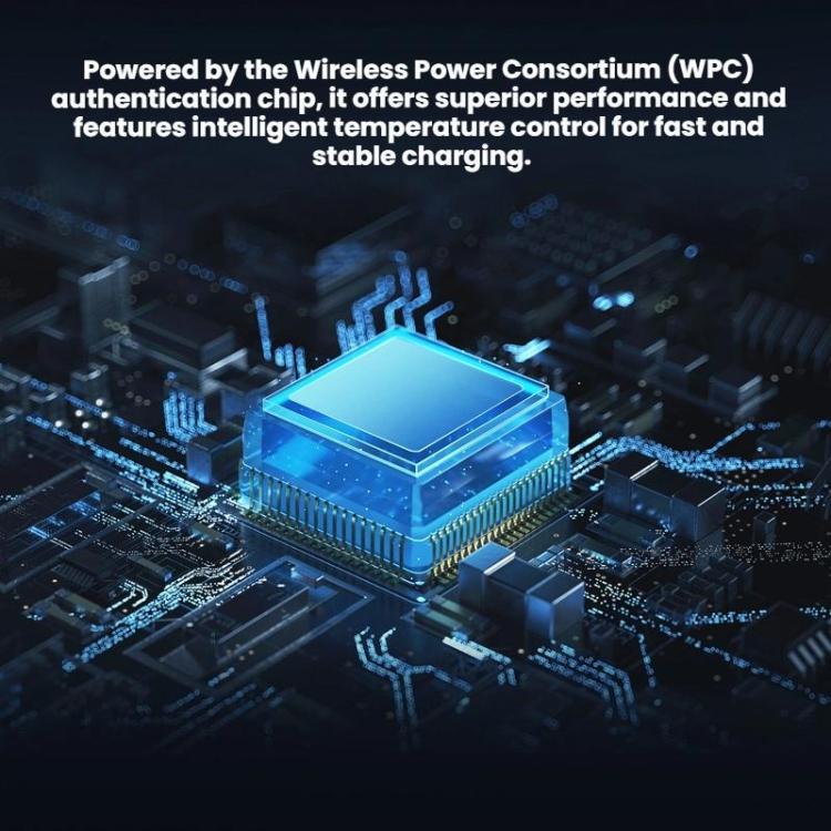 Support de charge sans fil magnétique rotatif 3-en-1 en métal