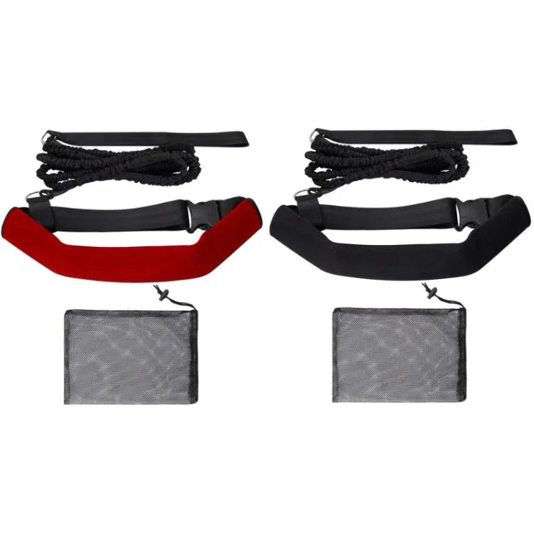 Ceinture d'entraînement à la force de natation avec bloc et corde élastique