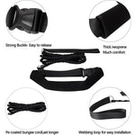 Ceinture d'entraînement à la force de natation avec bloc et corde élastique