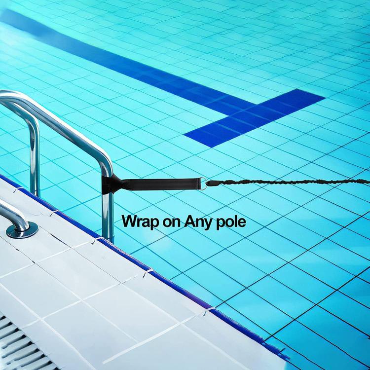 Ceinture d'entraînement à la force de natation avec bloc et corde élastique