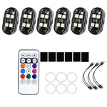 Wireless Remote-Controlled Motorcycle LED Flashing Taillight For Retrofitting, 1 Light, 2 Lights, 4 Lights, 6 Lights, 8 Lights
