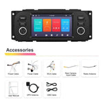Lecteur de voiture Android 5 pouces, unité tout-en-un de commande centrale de voiture, version standard, version standard + caméra 12 LED + micro