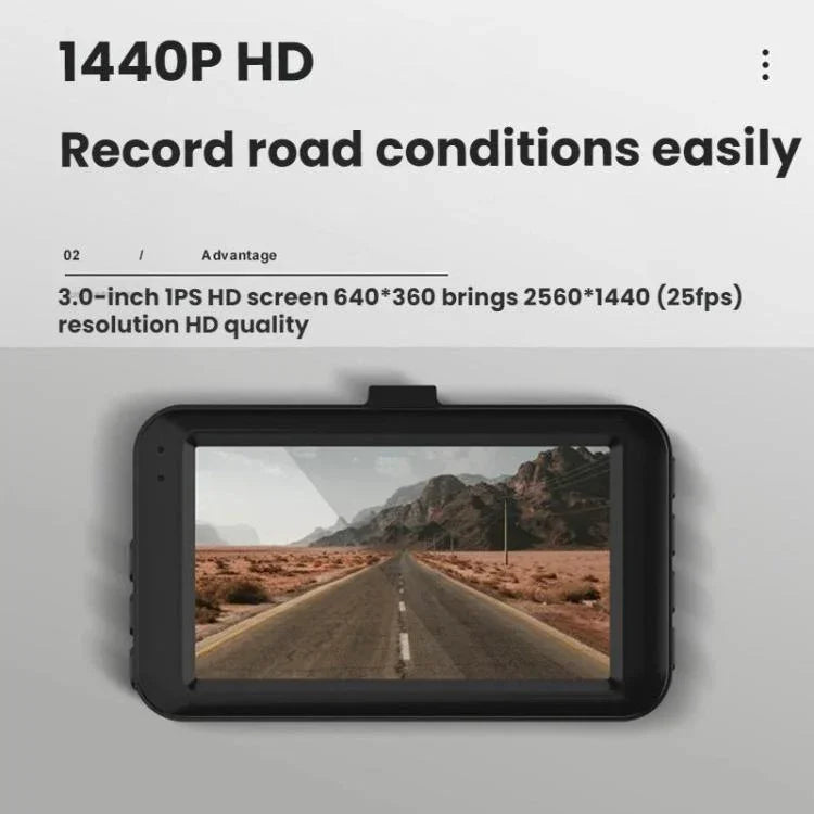 Support à ventouse enregistreur de conduite WiFi avec vision nocturne HD enregistrement avant et arrière double