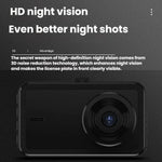 Support à ventouse enregistreur de conduite WiFi avec vision nocturne HD enregistrement avant et arrière double