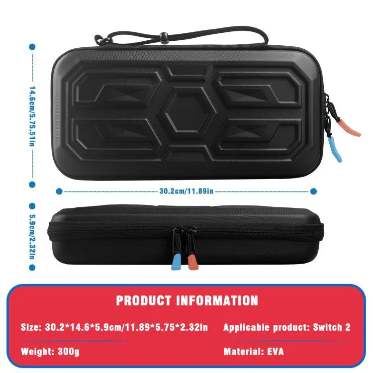 Coque Rigide de Protection Style Mecha pour Nintendo Switch 2, Sac de Transport Portable Antichoc
