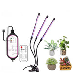 Lampe de Croissance de Plantes Clip-On Spectre Complet avec Télécommande, 2 Têtes, 3 Têtes, 4 Têtes