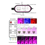 Lampe de Croissance de Plantes Clip-On Spectre Complet avec Télécommande, 2 Têtes, 3 Têtes, 4 Têtes